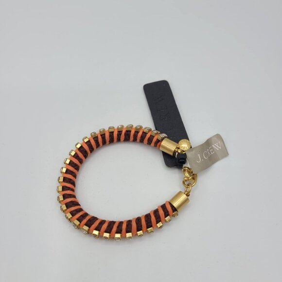 J Crew Crystal Braided Bracelet NWT!  NEW! - Picture 6 of 10